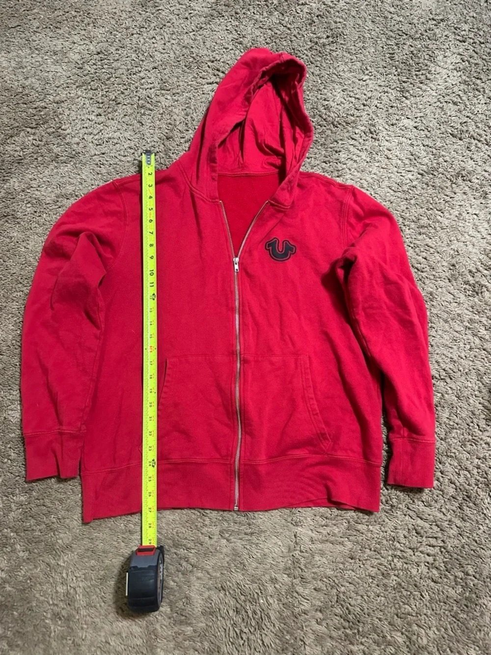 Vintage True Religion Red “triple red” 00s size xl